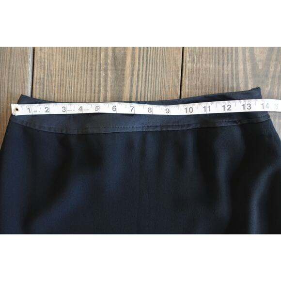 Vintage Cache Skirt 10 Black Asymmetrical Ruffle Midi Maxi Whimsigoth 90s Y2k - Picture 6 of 8